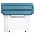 thumbnail image 2 of vidaXL Dog House Blue 59x75x66 cm Polypropylene, 2 of 5