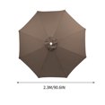 thumbnail image 4 of Table Outdoor Umbrella Cloth Umbrella Replacement Courtyard Center Pillar Banana Umbrella Cloth Replacement Cover Sunshade Rainproof Sun Umbrella Clearance, 4 of 5