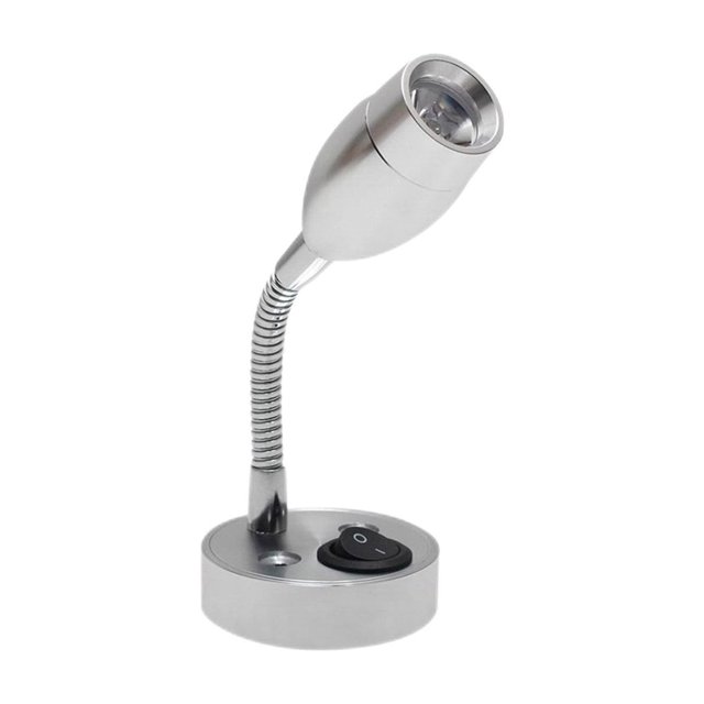 24V/12V RV Lighting LED Warm Spot Light Car Interior Yacht Led Reading Lamp Switch RV Camper Lighting For Van Caravan VAN Boat ,Variety of Features