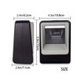 thumbnail image 2 of Lecteur d'Image Code-Barres 2D USB Automatique Mains Libres Lecteur de Code-Barres QR Code Omnidirectionnel pour Paiement Mobile Supermarché Bibliothèque Magasin de Détail Entrepôt Noir, 2 of 7