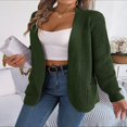 thumbnail image 4 of MesaSe Womens Open Front Knit Cardigan Long Sleeve Solid Color Pocket Sweater Loose Fall Tops S, 4 of 7