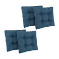 thumbnail image 1 of 19-inch Squared Twill Tufted Dining Chair Cushion (Set of Four), 1 of 2