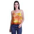 thumbnail image 4 of Moomaya Printed Womens Spaghetti Strap Crop Top Cami Summer Tops, 4 of 5