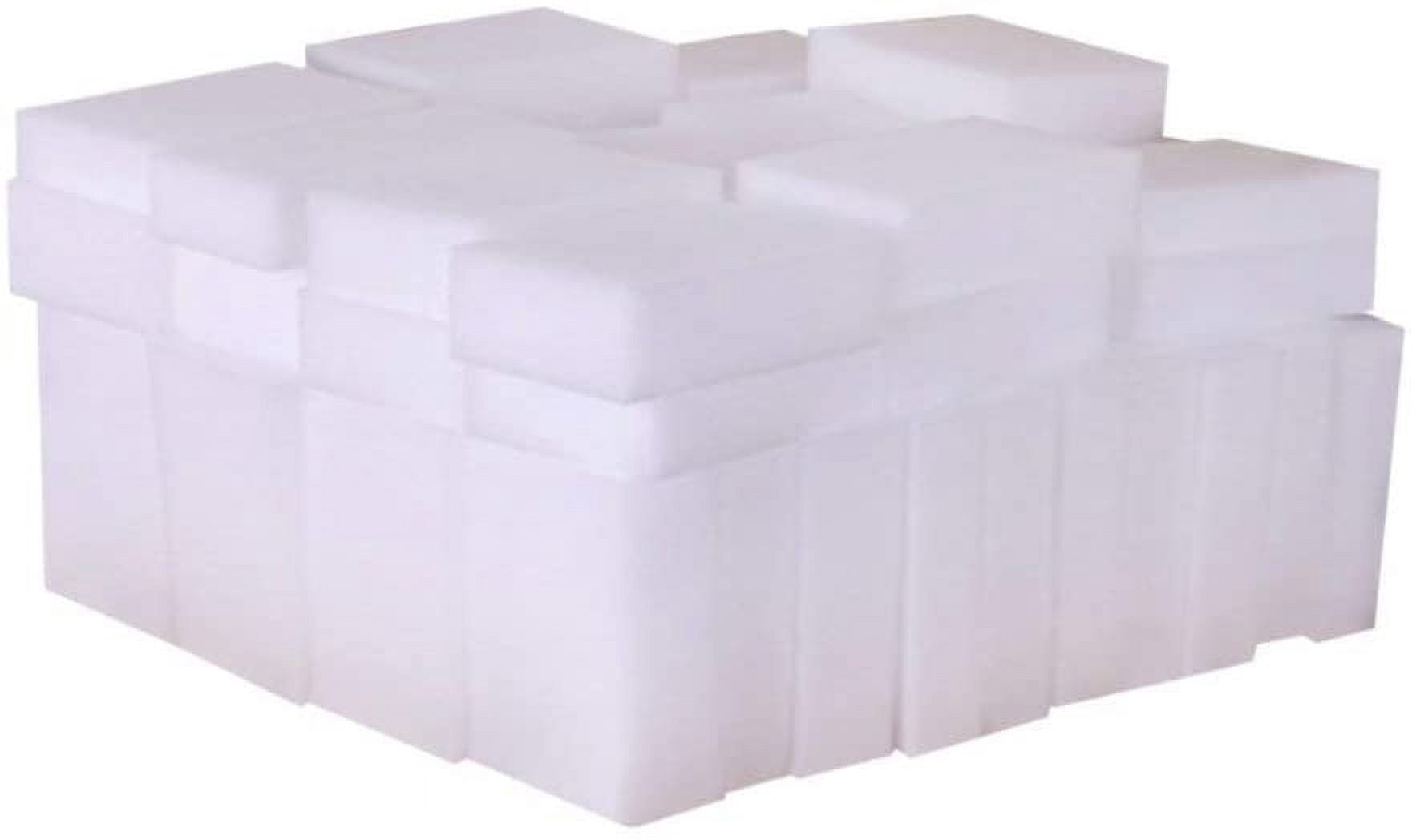 HSHDLDF 50pcs Magic Cleaning Eraser Sponge Melamine Cleaning Pads Bulk for Walls, Shoes, Cars, Office and Kitchen