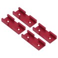 thumbnail image 1 of T Piste Transversale Chute, Économie de Main-D'œuvre T Piste Intersection Pièces Résistant à l'Usure 4PCS pour Bricolage pour Charpentier Rouge, Bleu, Argent, 1 of 8