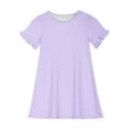 thumbnail image 3 of RXIRUCGD 2025 Vêtements d'Été pour Enfants 3-12 Ans Mode pour Enfants Pyjama Imprimé de Rêve Nuisette Mi-Mollet, 3 of 5