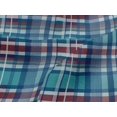 thumbnail image 3 of oneOone Viscose Jersey Fabric Madras Check Decor Fabric Printed BTY 60 Inch Wide, 3 of 4