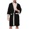 thumbnail image 1 of LSLJS Mens Robe Winter Loose Fallow Couples Bathrobe Long Nightgown Nightgown, Robes Gifts for Men, 1 of 6
