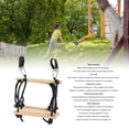 thumbnail image 3 of Kids Hanging Ladder, Easy To Use 5 Steps Multifunctional Kids Climbing Rope Ladder Safe 100kg Wooden  for Outdoor, 3 of 8