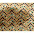 thumbnail image 4 of oneOone Viscose Chiffon Pale Orange Fabric Chevron Geometric Craft Projects Decor Fabric Printed By The Yard 42 Inch Wide, 4 of 4