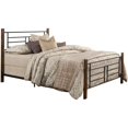 thumbnail image 1 of Hillsdale Furniture Raymond Metal Queen Bed with Wood Posts and Frame, 1 of 12