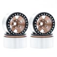 thumbnail image 1 of Moobody Aluminum Alloy Wheel Rim Beadlock Wheel Rims Hub 4pcs Replacement for 1/10 TRX4 Axial SCX10 90046 SCX10 III AXI03007 AXI03003 RC Car, 1 of 7