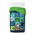 thumbnail image 4 of Minecraft Kids 2-Piece Twin/Full Reversible Comforter and Pillowcase Set, 100% Polyester, 4 of 9