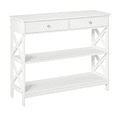 thumbnail image 1 of HOMCOM Console Table w/ Shelves Drawers for Living Room Entryway Bedroom, 1 of 10