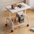 thumbnail image 4 of YIMWNYI Rolling Cart Table, Side Table with Mesh Shelves, Compact Storage Solution, Multi-Functional Nightstand, Mobile Coffee Table, Versatile Furniture for Living Room, Bedroom, Kitchen, 4 of 8