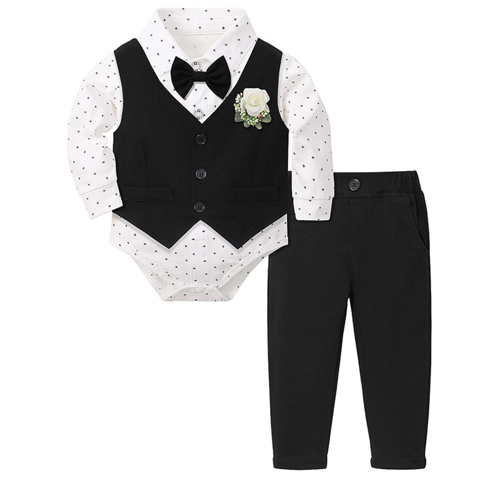 18 month black dress shirt Pants Baby Boy Black MEZZALL Baby Boy Clothes Suits Infant Tuxedo Gentleman Outfits %20Along%20with%20vivid%20black%20fabrics%20to%20give%20it%20a%20nice%20color%20blend%20Our%20signature%20sateen%20shirts%20are%20the%20perfect%20blend%20of%20casual%20and%20formal occasion:OCCASION Color:Fuchsia white knit backless dress Baby boy