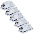thumbnail image 1 of 5Pcs Caisse Claire Crampons Crochet Rectangulaire Chromé Bass Pièces de Rechange Accessoires, 1 of 14