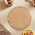 thumbnail image 4 of Tapis de Table Rond Tissé 38 cm Isolation Thermique Anti-Huile Imperméable Napperon pour Table à Manger Café Maison Restaurant, 4 of 5