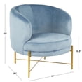 thumbnail image 4 of Chloe Glam Accent Chair by LumiSource, 4 of 8