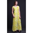 thumbnail image 3 of Bimba Tie-Dye Printed Front Slit Sleeveless Summer Spring Women Maxi PartyDress-X-Large, 3 of 5