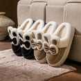 thumbnail image 4 of Chaussons d'Intérieur Chauds pour Femmes Antidérapants Chaussons d'Hiver Femmes Chaussons d'Hiver d'Intérieur Chaussures d'Intérieur Chaussons d'Intérieur d'Hiver pour Femmes, 4 of 4
