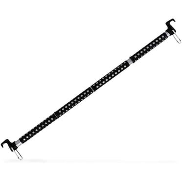 Car Clothes Hanger Bar- Zone Tech In-Car Expandable Clothes Bar - Classic Black Expandable Clothing Bar
