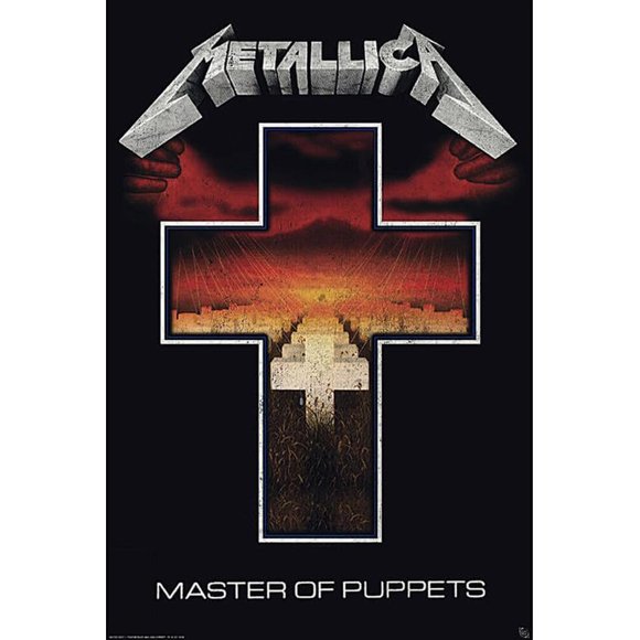 PHFZJYOU Metallica of Puppets Album Cover Poster frameless Painting Canvas Wall Posters Art Picture Print Modern Home Family Bedroom office Decor 24x36inch