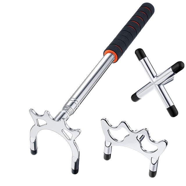 ziyahi Cue Bridge Telescopique Conception Haute Fourche Billard Titulaire Bâton de Piscine en Acier Inoxydable Réglable Rétractable Sport Fournitures Basse/haute/croix Fourche