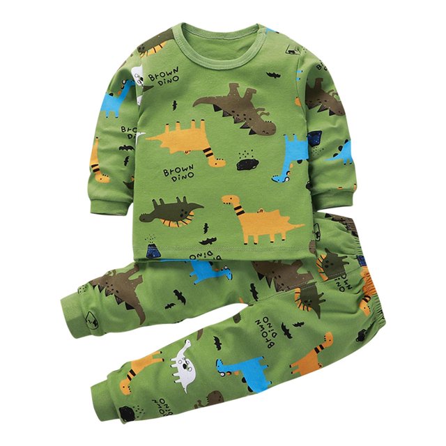 Pisexur Tenue d'Automne pour Bébé Fille Garçon, Ensemble 2 Pcs, Ensembles de Pyjamas pour Tout-Petit Bébé, Chandails à Col Rond à Manches Longues et Pantalons, Mode Décontractée, Ensemble de Vêtements de Nuit en Coton pour Garçons, 3 Mois à 6 Ans
