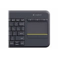 thumbnail image 2 of Logitech K400 Plus Wireless Touch TV Keyboard With Easy Media Control - FRENCH, 2 of 6