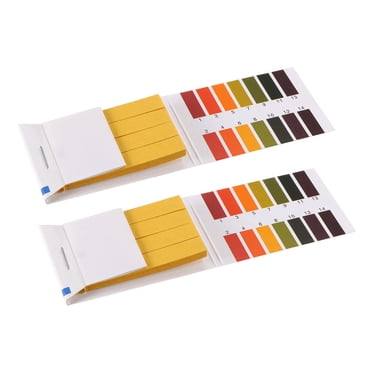 Unique Bargains PH Test Strips 1-14 Indicator Paper Lab Litmus Tester 80in1 Water Pool Aquarium Alkaline Acid 2pcs