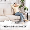 thumbnail image 4 of HOMCOM 3 Seater Sofa, Linen Fabric Couch with Pocket Spring, Beige, 4 of 10