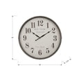 thumbnail image 4 of Monarch Specialties I 9024 - Horloges, Ronde 30 Pouces, Grande Surdimensionnée, Horloge Murale, Brun, Transitionnel, 4 of 4
