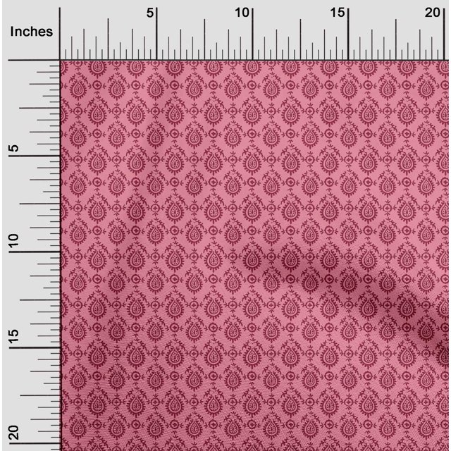 oneOone Cotton Flex Fabric Floral Block Decor Fabric Printed BTY 40 Inch Wide