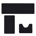 thumbnail image 2 of Apmemiss Clearance Bathroom Rugs Sets 3 Pieces, Soft Comfortable Memory Foam Bath Mat and U-Shaped Toilet Rug Area Rug Set, Non-Slip Water Absorption Quick Drying Bath Rug, Home Decor Accessories, 2 of 7