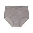 thumbnail image 1 of B91xZ Culottes Bikini pour Femmes en Coton Taille Haute, sous-Vêtements, TTTG Gris, 1 of 5