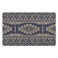 thumbnail image 1 of Upgrade Your Bathroom with our 20x32in Bath Rug Runner - Non-Slip, Tribal Style, Luxury Microfiber Bathroom Rugs. Perfect for Tub and Shower, Machine-Washable for Easy Maintenance!, 1 of 5