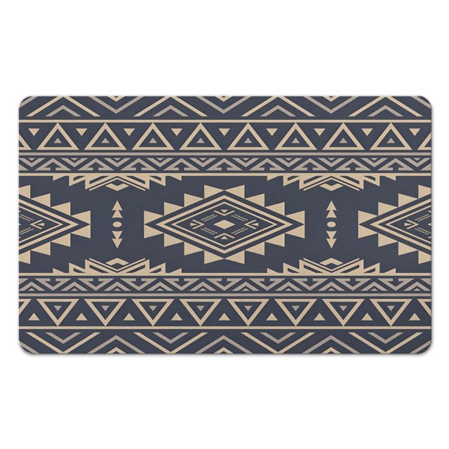 Upgrade Your Bathroom with our 20x32in Bath Rug Runner - Non-Slip, Tribal Style, Luxury Microfiber Bathroom Rugs. Perfect for Tub and Shower, Machine-Washable for Easy Maintenance!