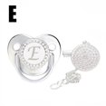 thumbnail image 4 of XZNGL Baby Pacifier 26 Letter Name Initial Clip Silicone Infant Nipple Bling Newborn Pacifier, 4 of 9