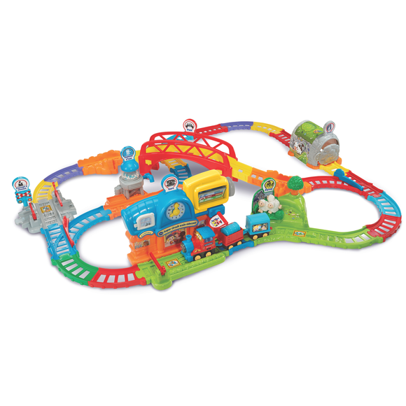 VTech® My First Motorized Train Set with SmartPoint Train - French Version, 1.5+ Yrs