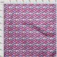 thumbnail image 4 of oneOone Rayon Fuschia Pink Fabric Abstracts Sewing Craft Projects Fabric Prints By Yard 56 Inch Wide, 4 of 5