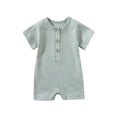 thumbnail image 1 of Birdeem Barboteuse T-Shirt à Manches Courtes Uni pour Tout-Petits Filles Garçons, 1 of 1