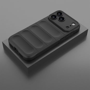 Silicone Case for iPhone 17 Pro Max, Slim Fit Military Grade Drop Protection, Anti-Scratch Shockproof Protective Phone Cover iPhone 17 Pro Max - Black