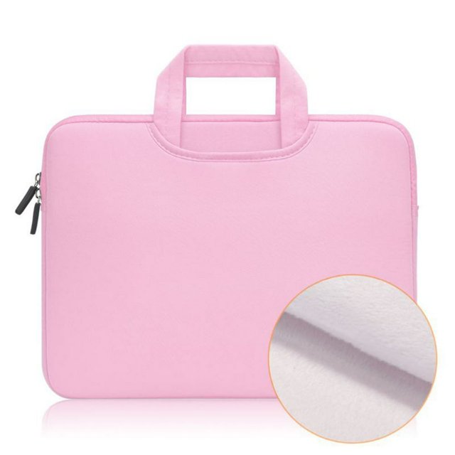 Liquidation! Sac à Main d'Ordinateur Portable de Mode pour la Maison en Suède Rose 13 Pouces