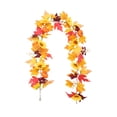 thumbnail image 1 of Guirlande Artificielle Réaliste de Maple Leaf - Vigne de Feuillage d'Automne de 1,75 m pour Récolte d'Automne, Action de Grâce, Manteau de Cheminée, Entrée, Décoration Pittoresque, 1 of 6