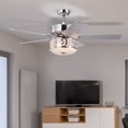 thumbnail image 2 of Costway Ventilateur de Plafond 52 Pouces avec Lumière, Pales Réversibles, Vitesse Réglable, Télécommande, 2 of 10