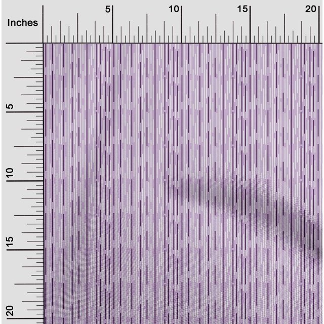 oneOone Tissu Polyester Lycra Tissu à Imprimé Rayé Abstrait BTY 56 Pouces de Large