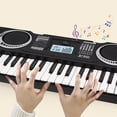 thumbnail image 3 of Black Children Electronic Organ With 37 Keys And Recording Function For Beginners Music Practice, 3 of 6