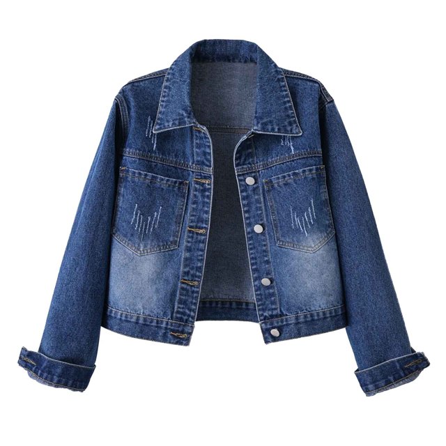 SHIXIAOO Veste en Jean Décontractée pour Femmes Ajustée Extensible Courte Légère Confortable Élégante Polyvalente pour Printemps Automne Hiver Mode Grande Taille Gilet Femme Léger Femme Long
