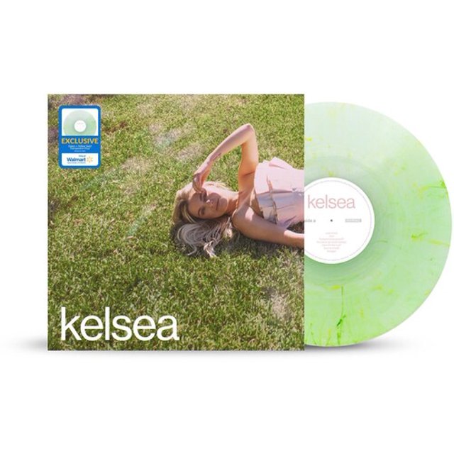 Kelsea (Vinyle Transparent Tourbillon Vert & Jaune)
